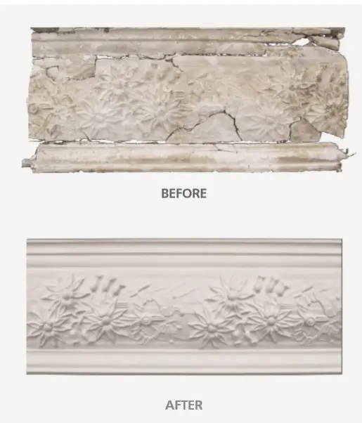 Repairs to Plaster Cornices