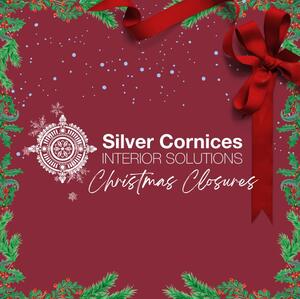 🔔Closing orders soon for 2023🔔

On behalf of the entire Silver Cornice team, we wish you and your families a very happy Christmas and a safe and healthy New Year.

Thank you for your continued support and patronage during this last year.

Christmas Closures are as follows: 
Closed from 21st Dec 2023 - Reopen Mon 15th Jan 2024

Be sure to place your 2024 orders early, by email, text or online. This will ensure a top spot in the queue when manufacturing starts next year.
